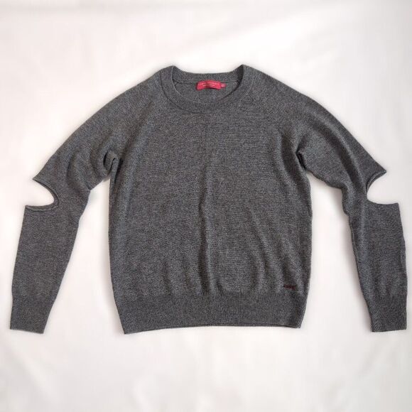 n:PHILANTHROPY Joelle Elbow Cutout Wool/Cashmere Sweater - Picture 2 of 10